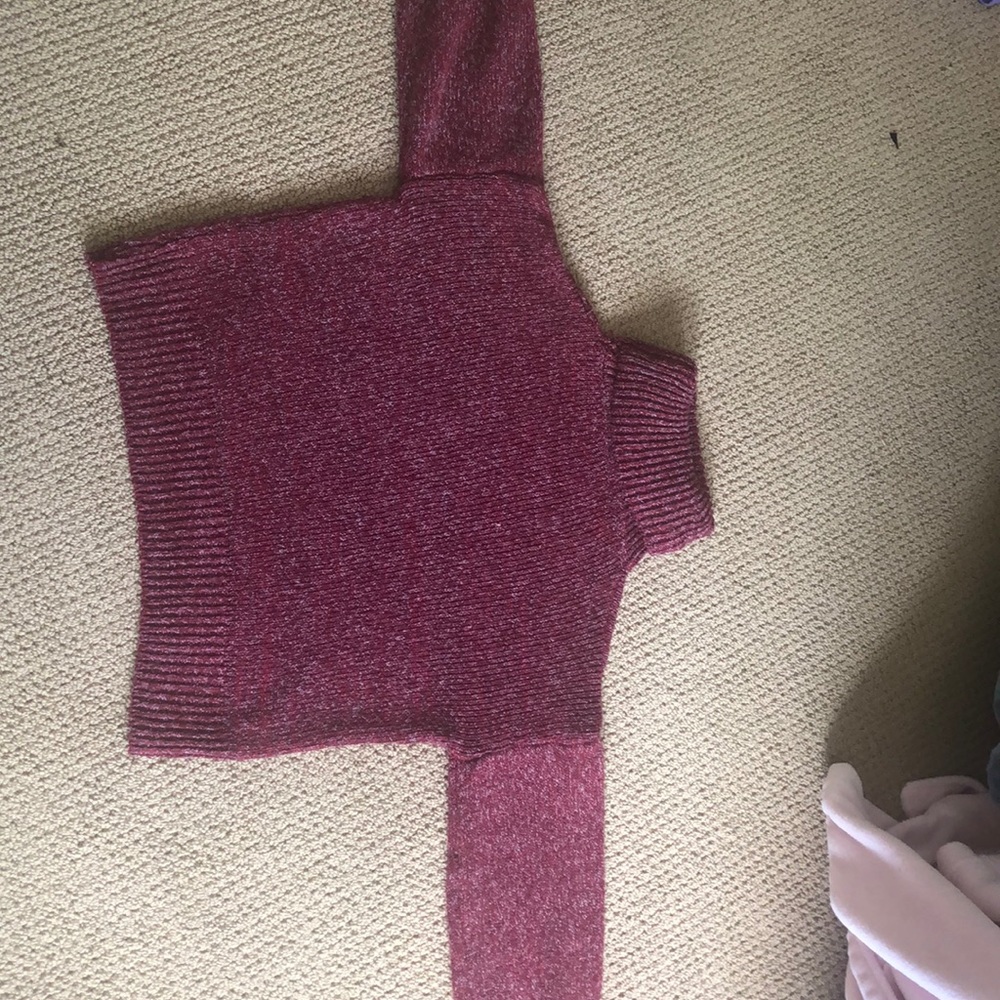 pink zaful turtleneck sweater